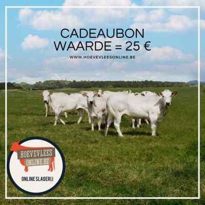  Cadeaubon 25&euro;